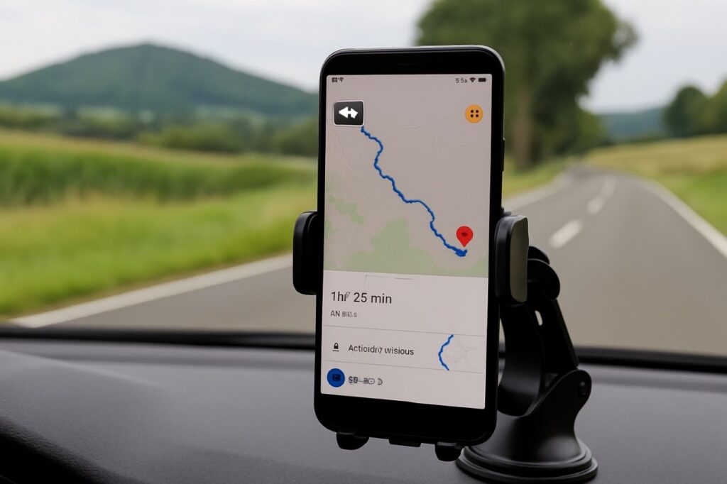 Autobahn vermeiden mit Google Maps