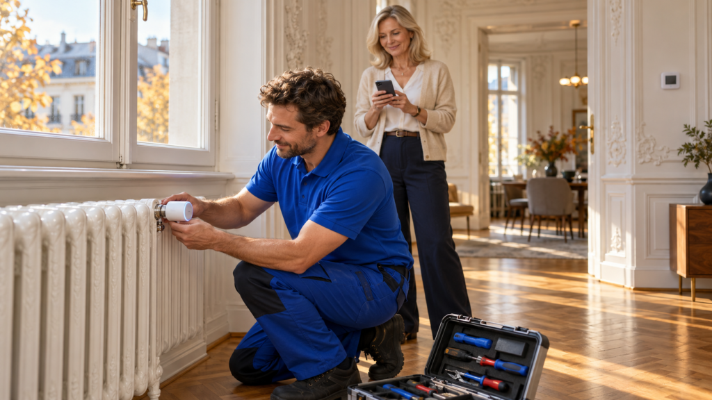 Smarte Heizung im Altbau: Therme, Thermostat und App Smarte Wärme im Wiener Altbau